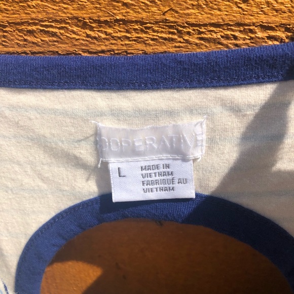 Cooperative brand-L-blue stripes.purchased on UO - Picture 4 of 4